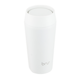bru ceramic travel mug 12oz in siberia white
