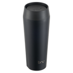 bru ceramic travel mug 16oz in black magic