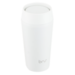 bru ceramic travel mug 16oz in siberia white