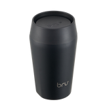 bru ceramic travel mug 8oz in black magic