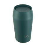 bru ceramic travel mug 8oz in aranya green