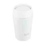 bru ceramic travel mug 8oz in siberia white