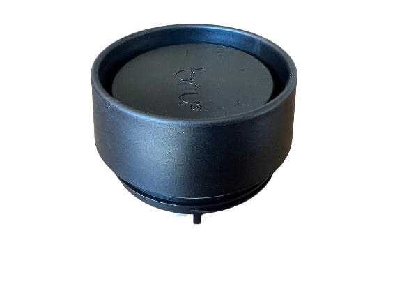 bru travel mug lid black