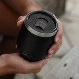 bru cups lid, bru replacement lid, bru coffee cup lid, bru spare lid, tritan lid, bru cups black lid