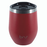 bru cup red, thermal cup, insulated cup, insulated coffee mug, insulated mug